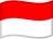 Indonesisk rupiah flag (IDR)
