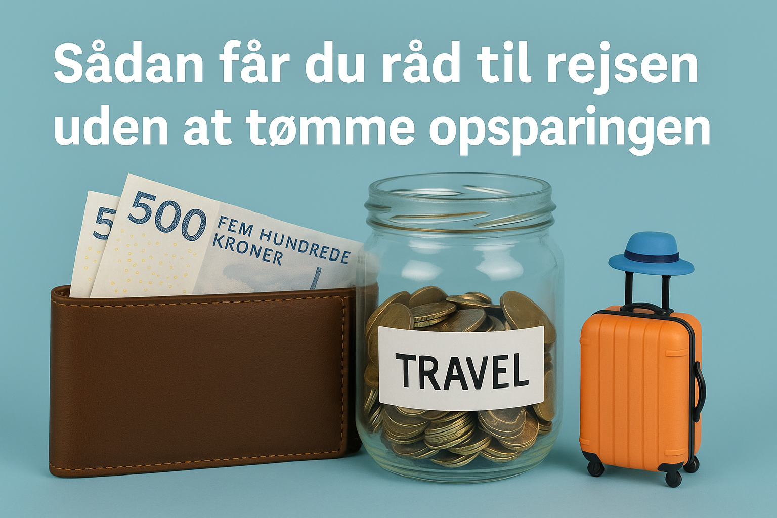Sådan får du råd til rejsen uden at tømme opsparingen